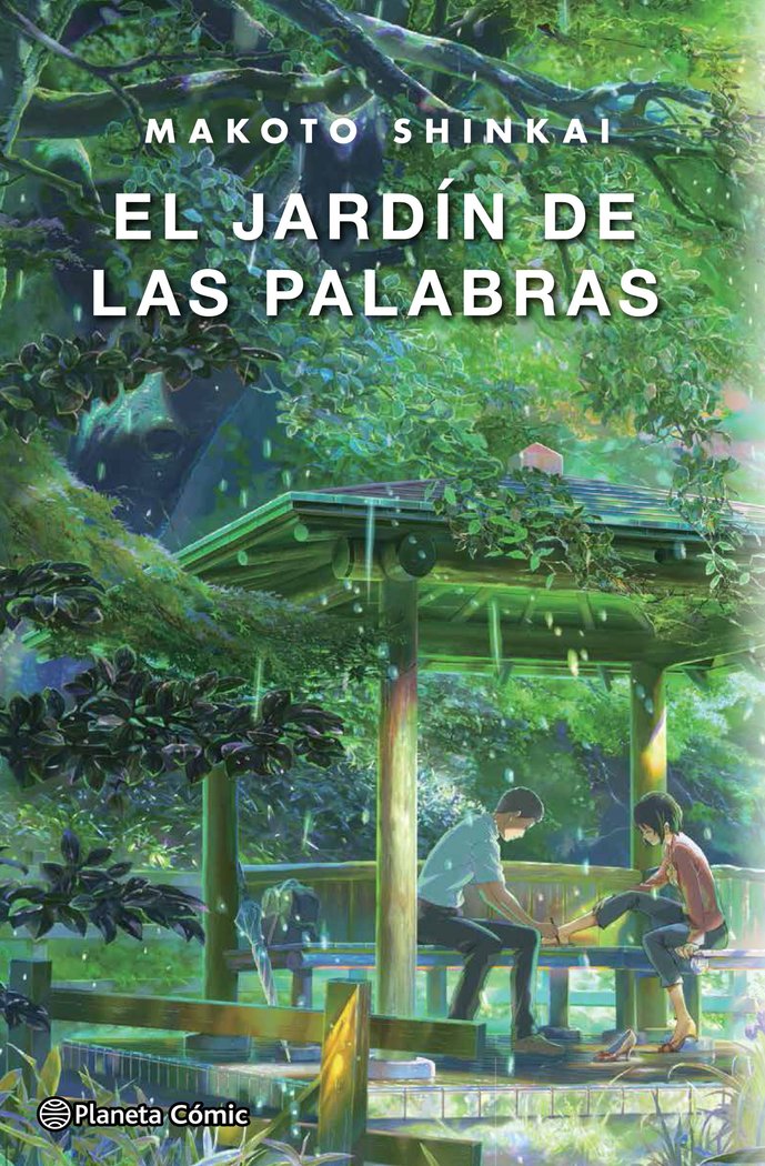 El jardín de las palabras (novela), de Shinkai, Makoto | portada del libro