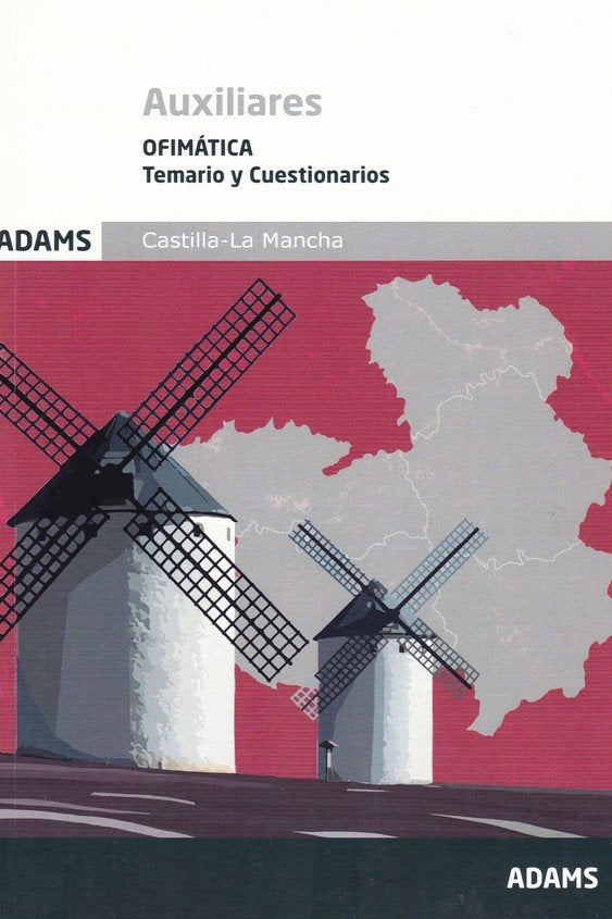Temario y Cuestionarios Ofimática Auxiliares de la Junta de Comunidades de Castilla La Mancha, de OBRA COLECTIVA | portada de