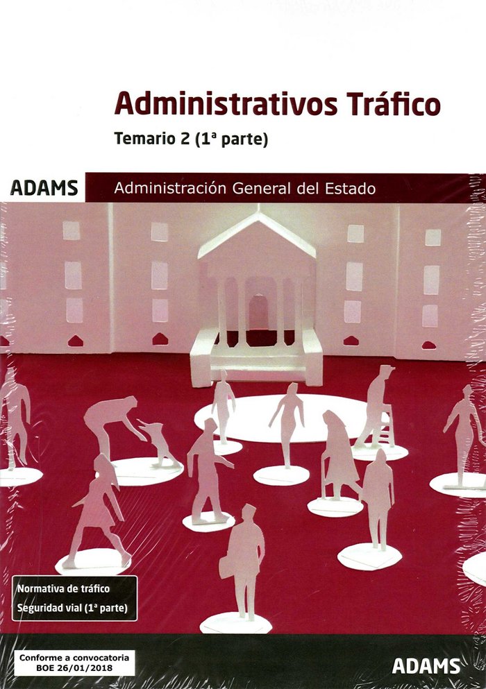 Temario 2 Administrativos de la Administración General del Estado, especialidad Tráfico, de Obra colectiva | portada del libr
