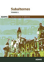 Temario 1 Subalternos Ayuntamiento de Valencia, de Varios autores | portada del libro