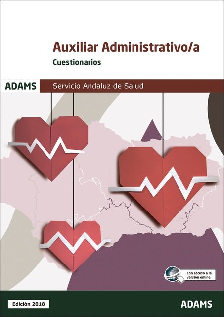 Cuestionarios Auxiliar Administrativo/a Servicio Andaluz de Salud | portada del libro