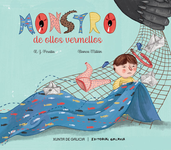 Monstro de ollos vermellos, de Peralta, Ramón | portada del libro