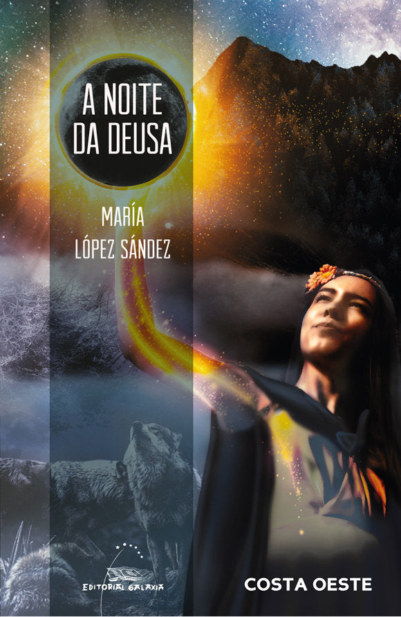 A noite da deusa, de López Sandez | portada del libro