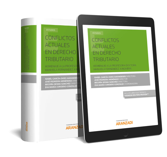 Conflictos actuales en derecho tributario (Papel + e-book), de Cordero González, Eva María | portada del libro