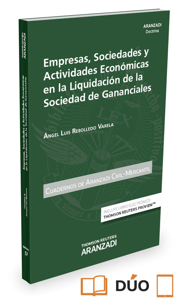 Empresas, sociedades y actividades económicas en la liquidación de las sociedad de gananciales (Pape, de Rebolledo Varela, An