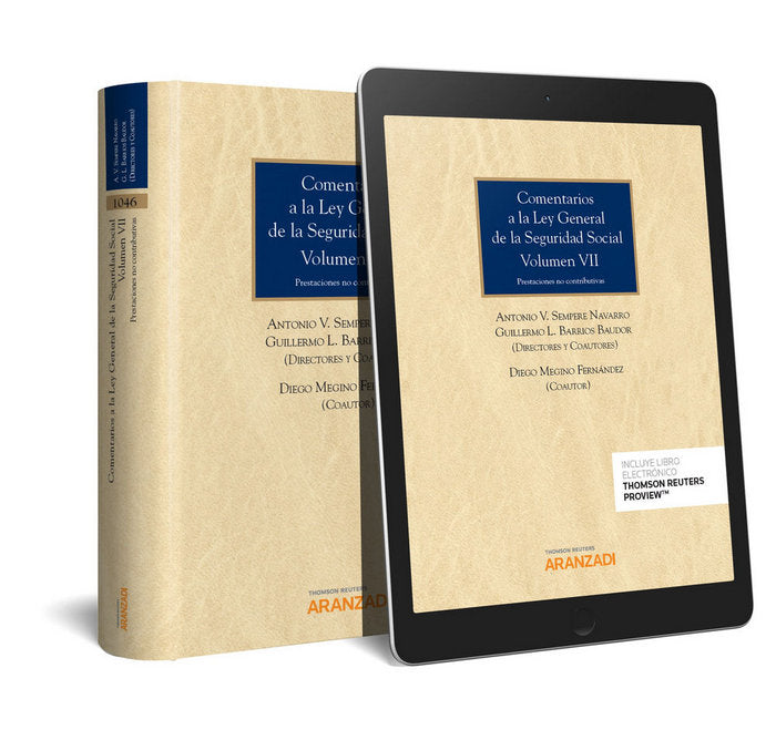 Comentarios a la Ley General de la Seguridad Social (Volumen VII) (Papel + e-book), de Barrios Baudor , Guillermo L. | portad