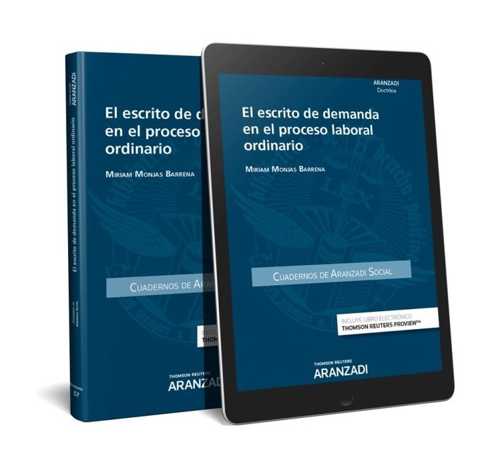 El escrito de demanda en el proceso laboral ordinario (Papel + e-book), de Monjas Barrena, Miriam | portada del libro