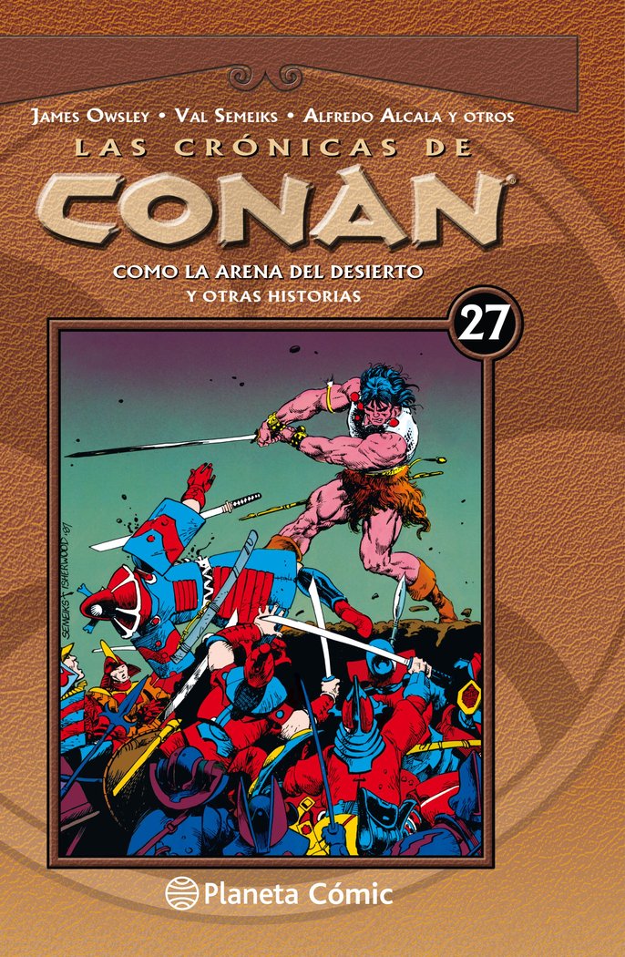 Las crónicas de Conan nº 27/34, de Semeiks | portada del libro