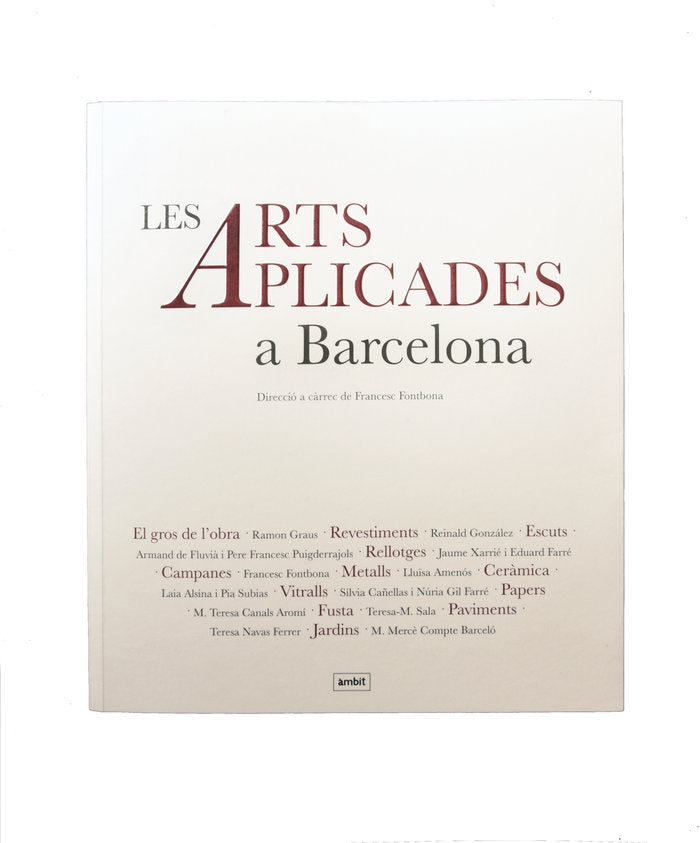 Les arts aplicades a Barcelona, de Fontbona i de Vallescar, Francesc | portada del libro