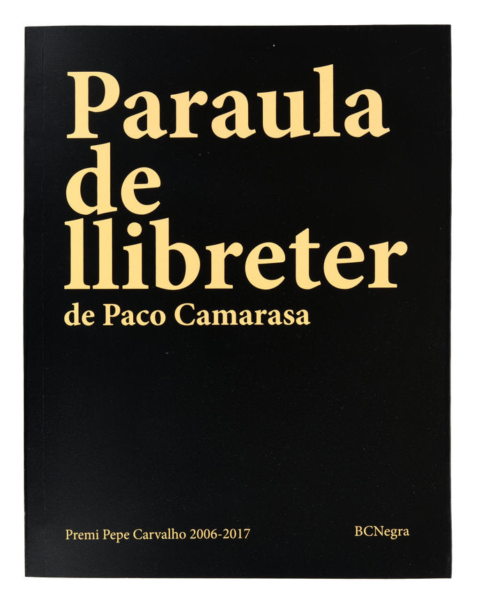 Paraula de llibreter | portada del libro