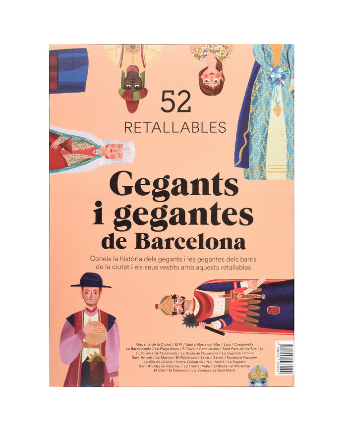 GEGANTS I GEGANTES DE BARCELONA. 50 RETALLABLES, de ALONSO, NICO | portada del libro