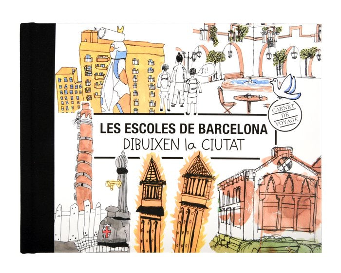 Les escoles de Barcelona dibuixen la ciutat, de VARIOS AUTORES | portada del libro