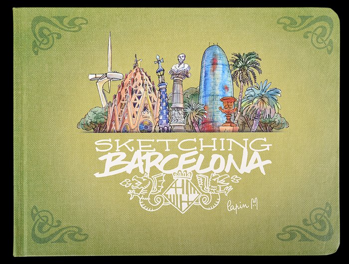 SKETCHING BARCELONA, de LAPIN | portada del libro