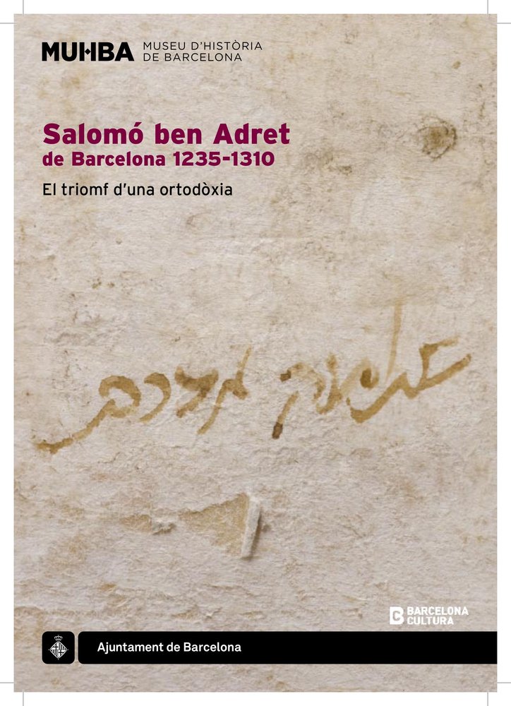SALOMO BEN ADRET DE BARCELONA 1235-1310, de VARIOS AUTORES | portada del libro