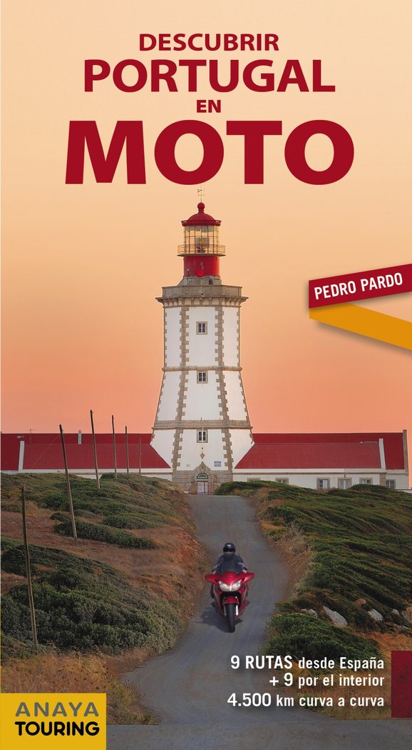 Descubrir Portugal en moto, de Anaya Touring | portada del libro