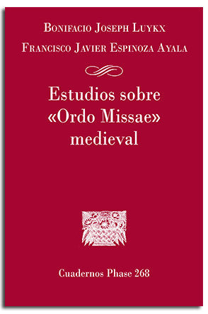 Estudios sobre 'Ordo Missae' medieval | portada del libro