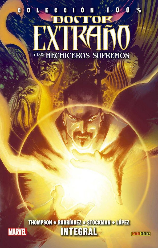 DOCTOR EXTRAÑO Y LOS HECHICEROS SUPREMOS, de THOMPSON | portada del libro