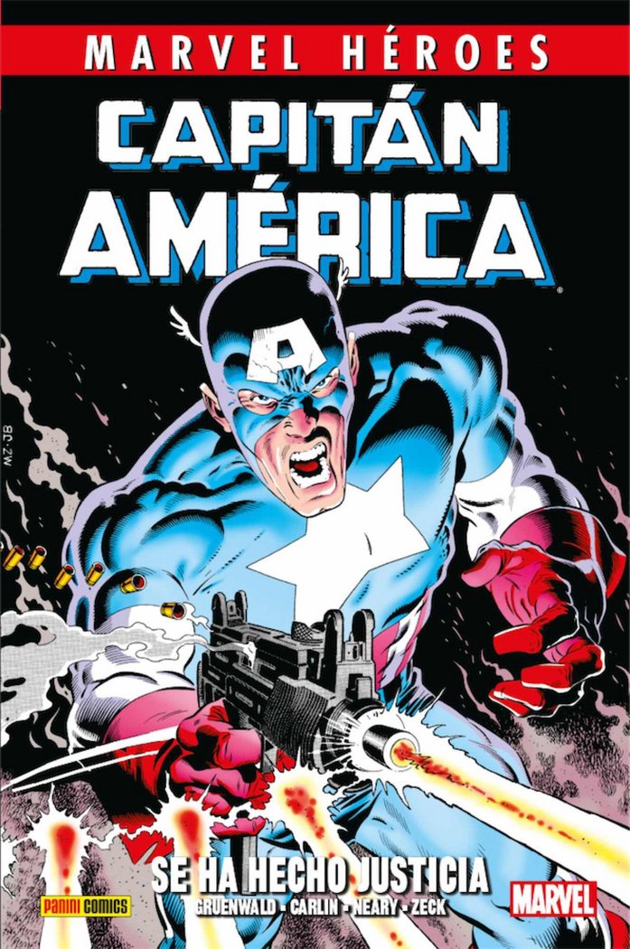 CAPITAN AMERICA 1. SE HA HECHO JUSTICIA, de MARK GRUENWALD#PAUL NEARY | portada del libro