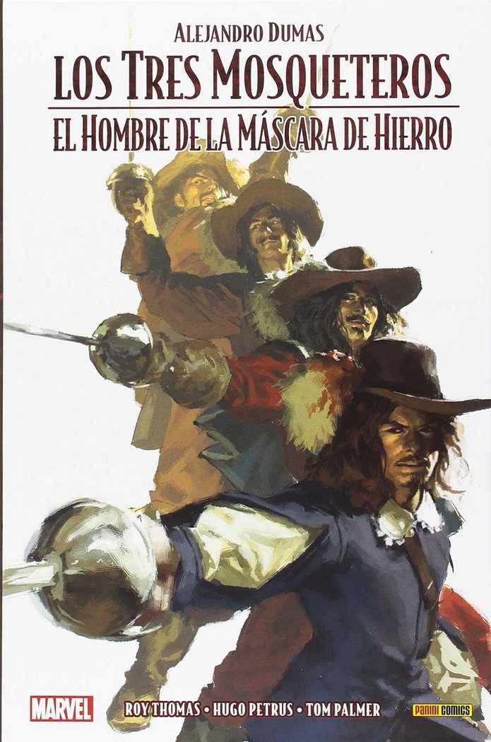 LOS TRES MOSQUETEROS, de ROY THOMAS | portada del libro