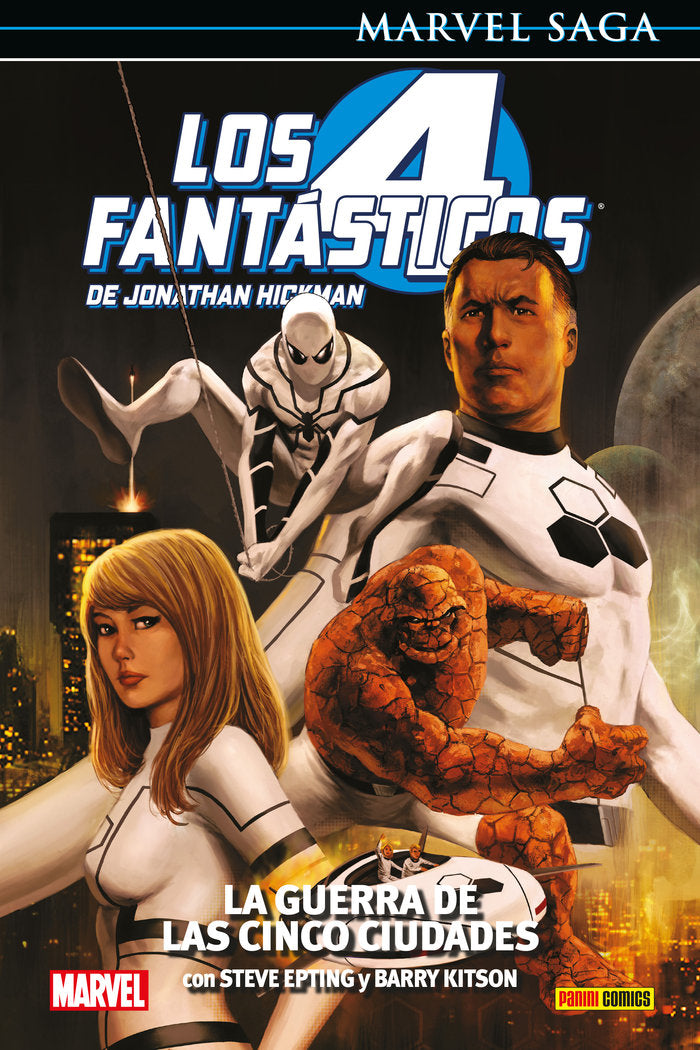 LOS 4 FANTASTICOS DE JONATHAN HICKMAN 04: LA GUERRA DE LAS CINCO, de EPTING | portada del libro