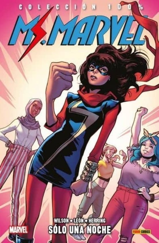 COLECCION 100% MS MARVEL 9 SOLO UNA NOCHE, de AA.VV. | portada del libro