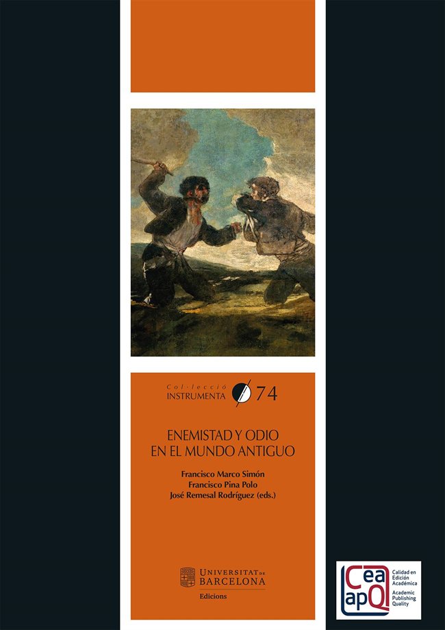 ENEMISTAD Y ODIO EN EL MUNDO ANTIGUO, de AA.VV. | portada del libro