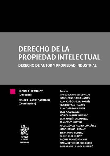 Derecho de la Propiedad Intelectual, de RUIZ MUÑOZ | portada del libro