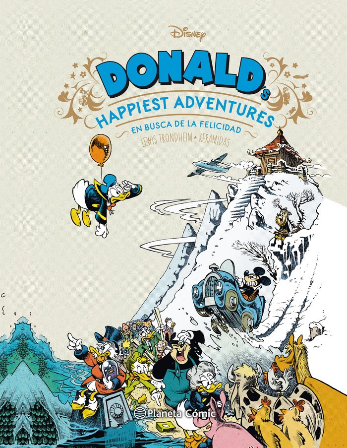 Donald Happiest Adventures, de Trondheim | portada del libro