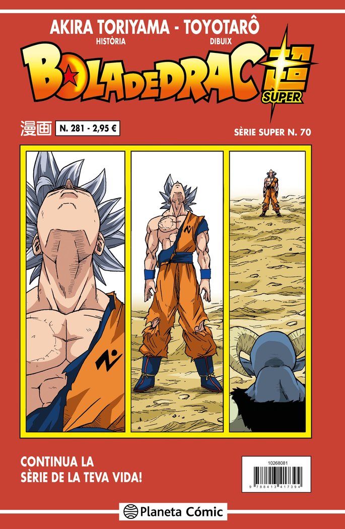 BOLA DE DRAC SERIE VERMELLA Nº 281, de TORIYAMA, AKIRA | portada del libro