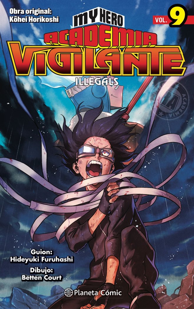 MY HERO ACADEMIA VIGILANTE ILLEGALS Nº 09, de HORIKOSHI, KOHEI | portada del libro