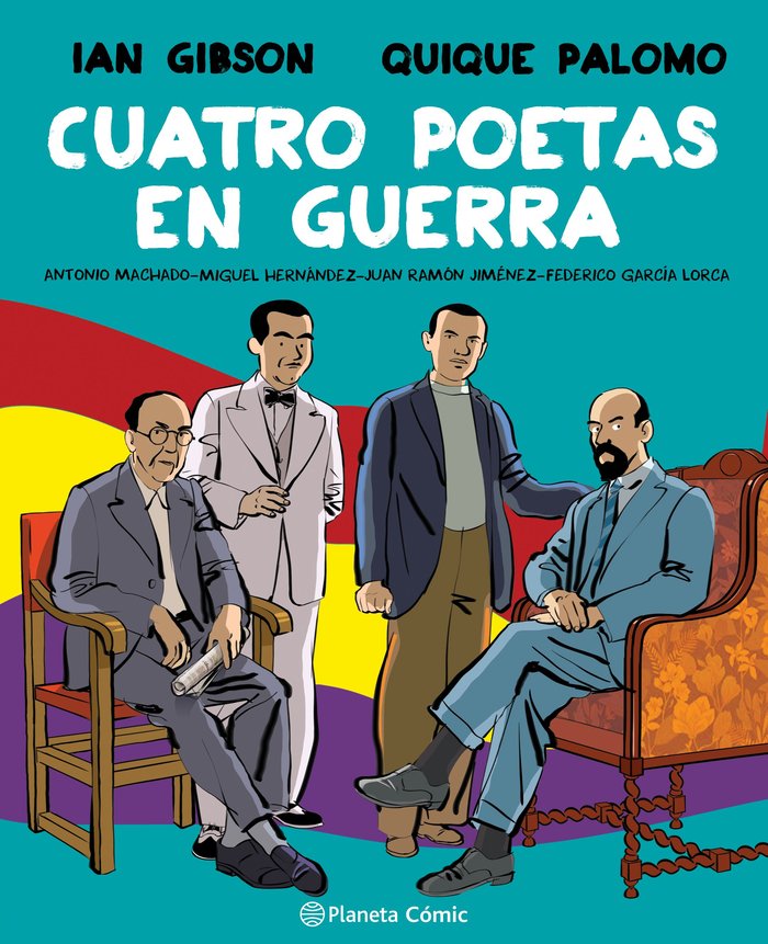 CUATRO POETAS EN GUERRA (NOVELA GRAFICA), de GIBSON, IAN | portada del libro