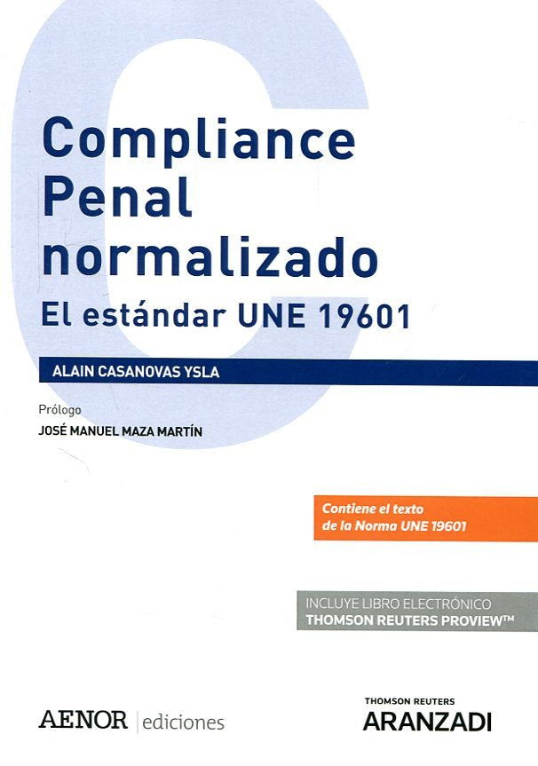 Compliance Penal normalizado Express (Papel + e-book), de Casanovas Ysla, Alain | portada del libro