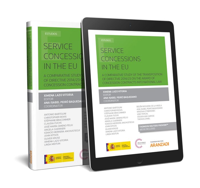 Service concessions in the EU (Papel + e-book), de Lazo Vitoria, Ximena | portada del libro