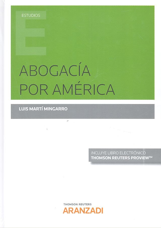 Abogacía por América (Papel + e-book), de Martí Mingarro, Luis | portada del libro