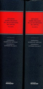 Estudios sobre órganos de las sociedades de capital (VOL. II) (Papel + e-book), de Espín Gutiérrez, Cristóbal | portada del l