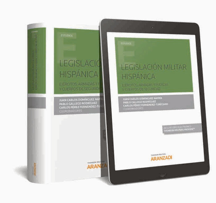 Legislación militar hispánica (Papel + e-book), de Dominguez Nafría, Juan Carlos | portada del libro