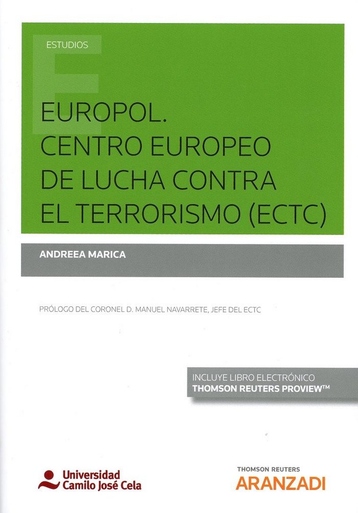 EUROPOL. Centro Europeo contra el Terrorismo (etc) (Papel + e-book), de Marica, Andreea | portada del libro