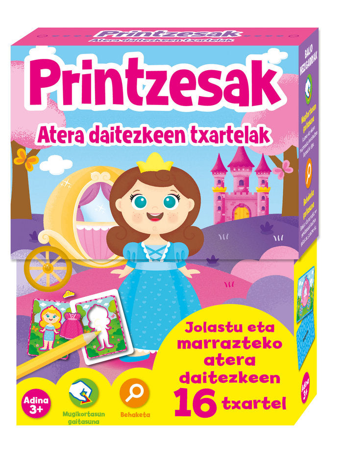 ATERA DAITEZKEEN TXARTELAK PRINTZESAK, de AA.VV. | portada del libro