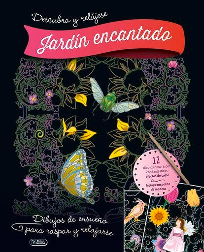 DESCUBRE Y RELÁJATE - JARDÍN ENCANTADO | portada del libro