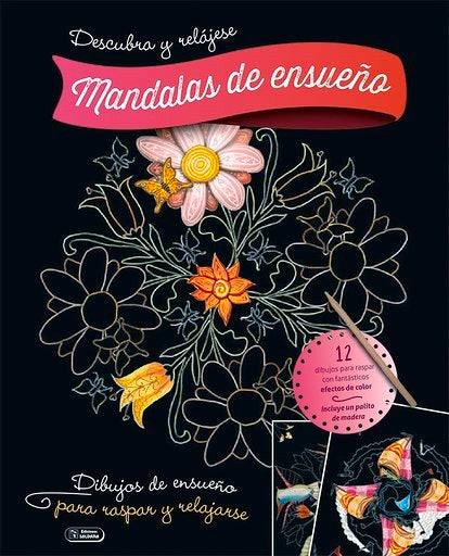 DESCUBRA Y RELÁJESE - MANDALAS DE ENSUEÑO | portada del libro