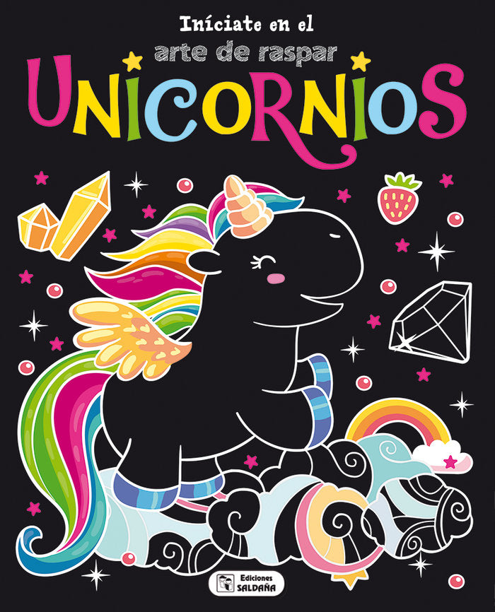 INICIATE EN EL ARTE DE RASPAR UNICORNIOS 2 | portada del libro