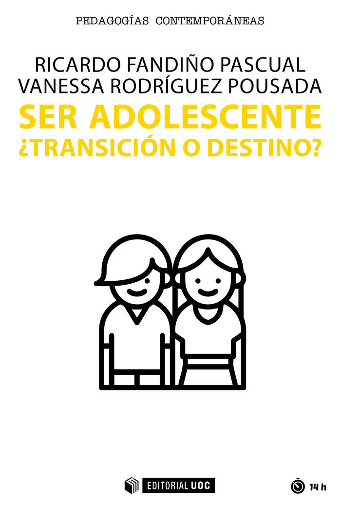 SER ADOLESCENTE TRANSICION O DESTINO | portada del libro