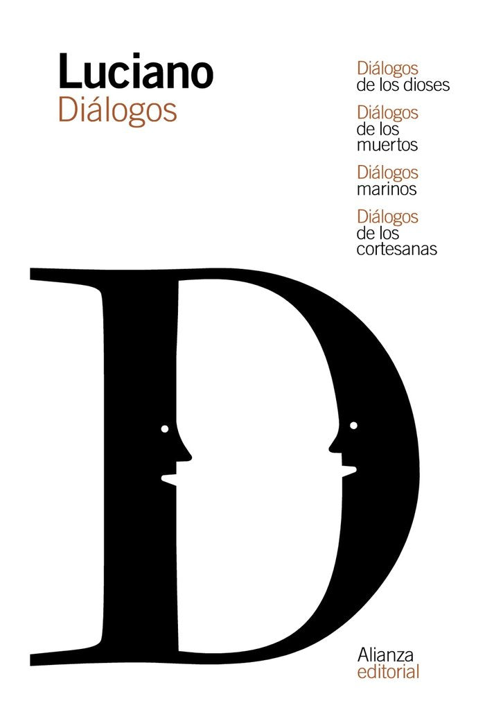 Diálogos de los dioses / Diálogos de los muertos / Diálogos marinos / Diálogos de las cortesanas, de Luciano | portada del li