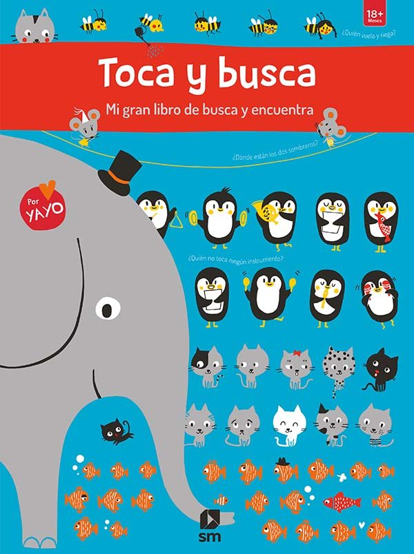 Toca y busca Mi gran libro de busca y encuentra, de Kawamura, Yayo | portada del libro