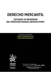 Derecho mercantil, de Olavarría Iglesia | portada del libro