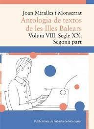 ANTOL.TEXTOS ILLES BALEARS.VOL VIII | portada del libro