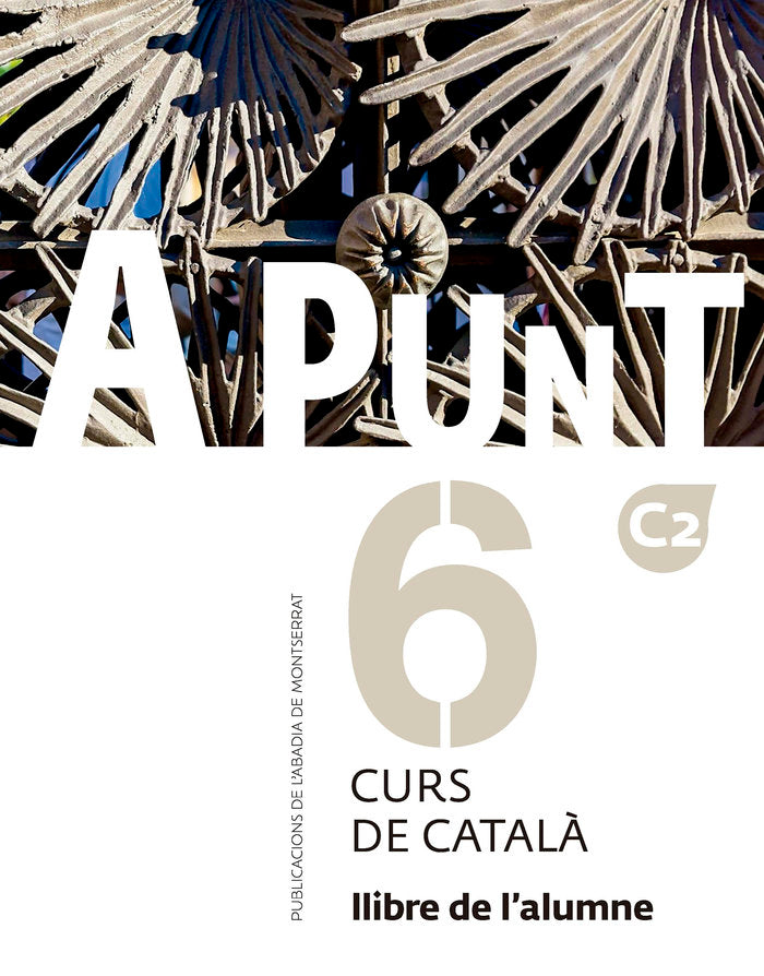 A PUNT. CURS DE CATALA. LLIBRE DE L'ALUMNE, 6, de VILAGRASA GANDIA, ALBERT | portada del libro