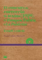 EL CONCURS DE CORRECCIO DE TEXTOS (1929), DE POMPEU FABRA, A LA P, de CASALS I MARTORELL, DANIEL | portada del libro