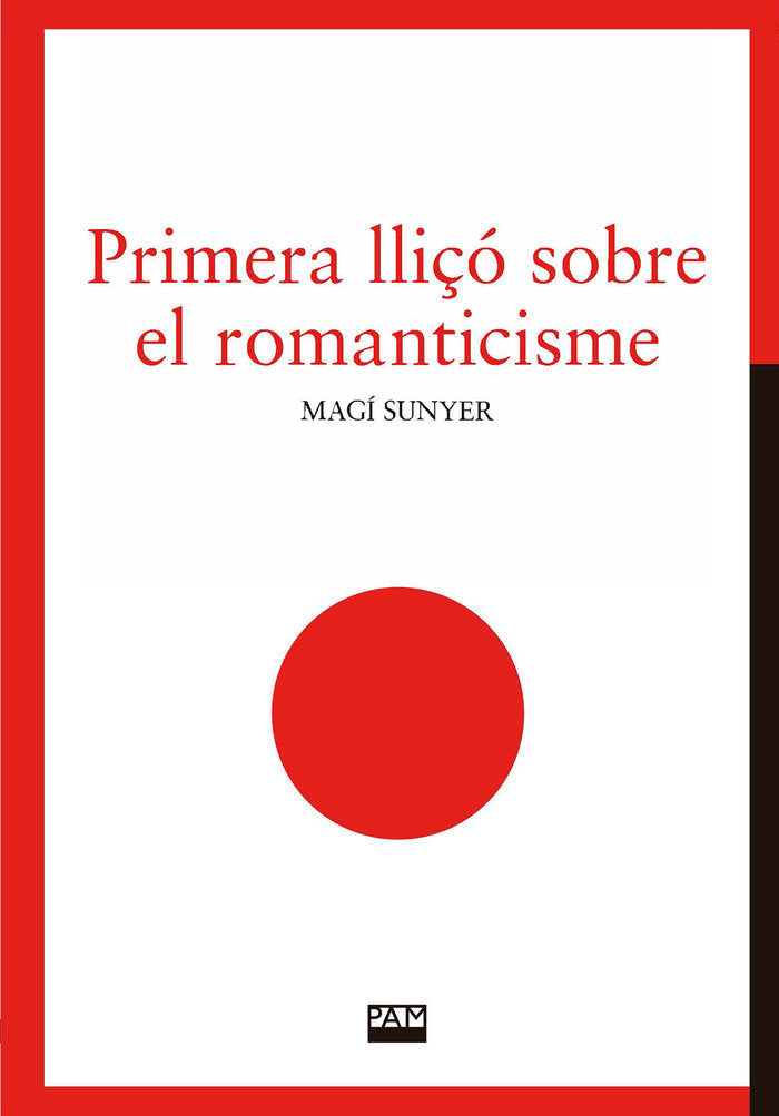 PRIMERA LLICO SOBRE EL ROMANTICISME | portada del libro