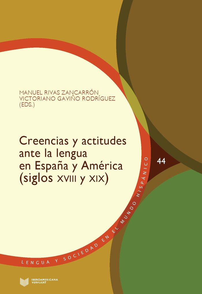 Creencias y actitudes ante la lengua en España y América (siglos XVIII y XIX), de AA.VV. | portada del libro